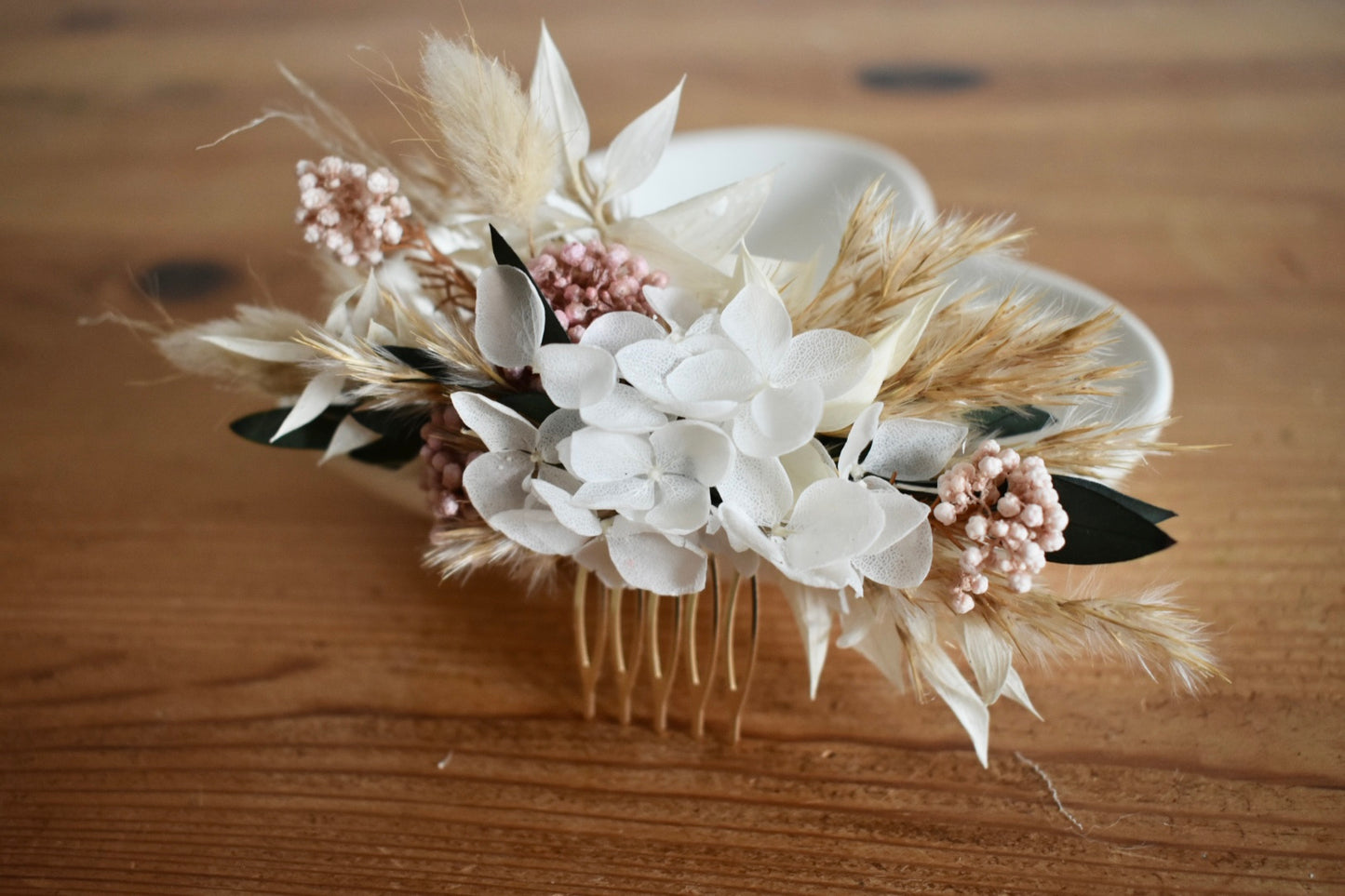 How to make a floral hair comb video guide