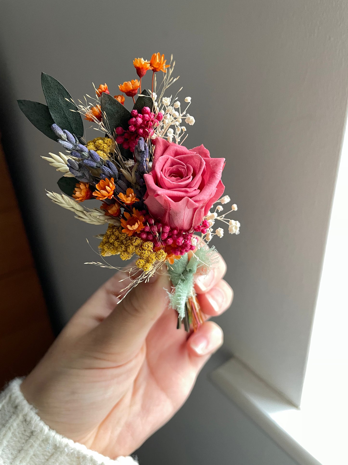 The Sunlit Rose Classic Buttonhole