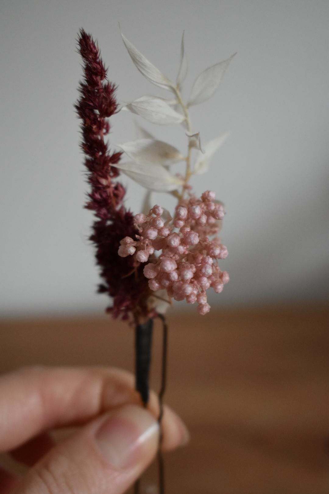 Autumn florals hair pins set