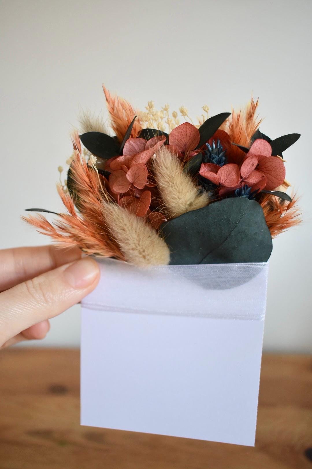 Mixed autumn pocket boutonniere