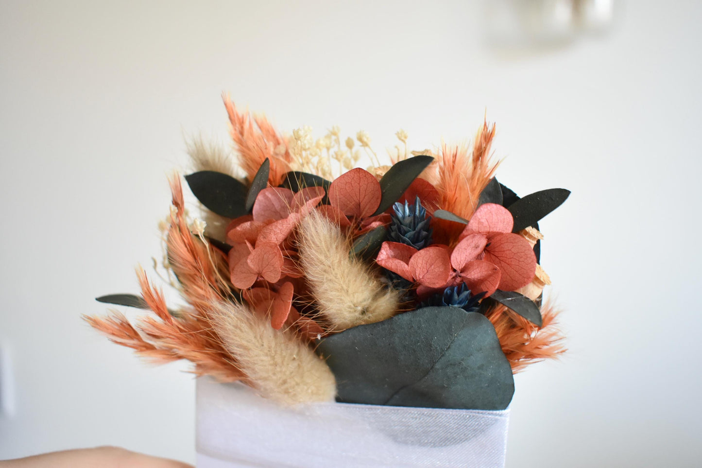 Mixed autumn pocket boutonniere