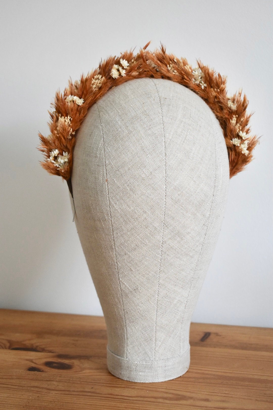Pampas headband in orange