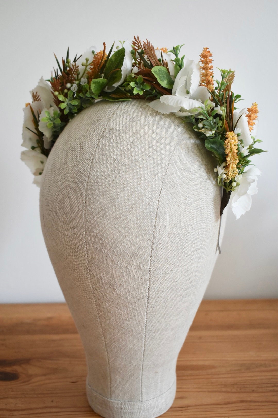 Orange and blossom headband