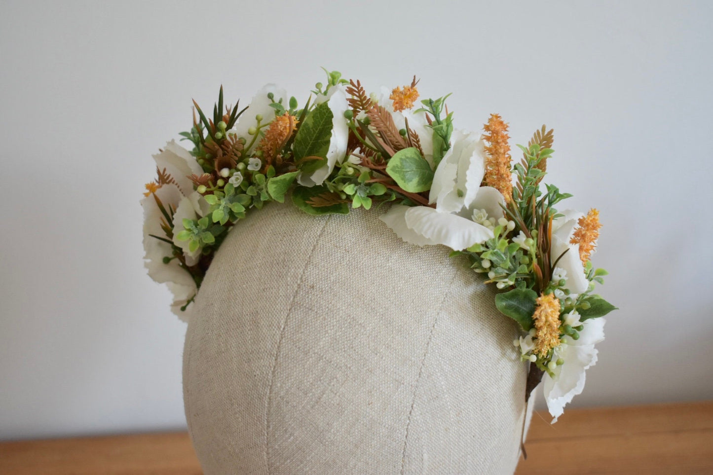 Orange and blossom headband