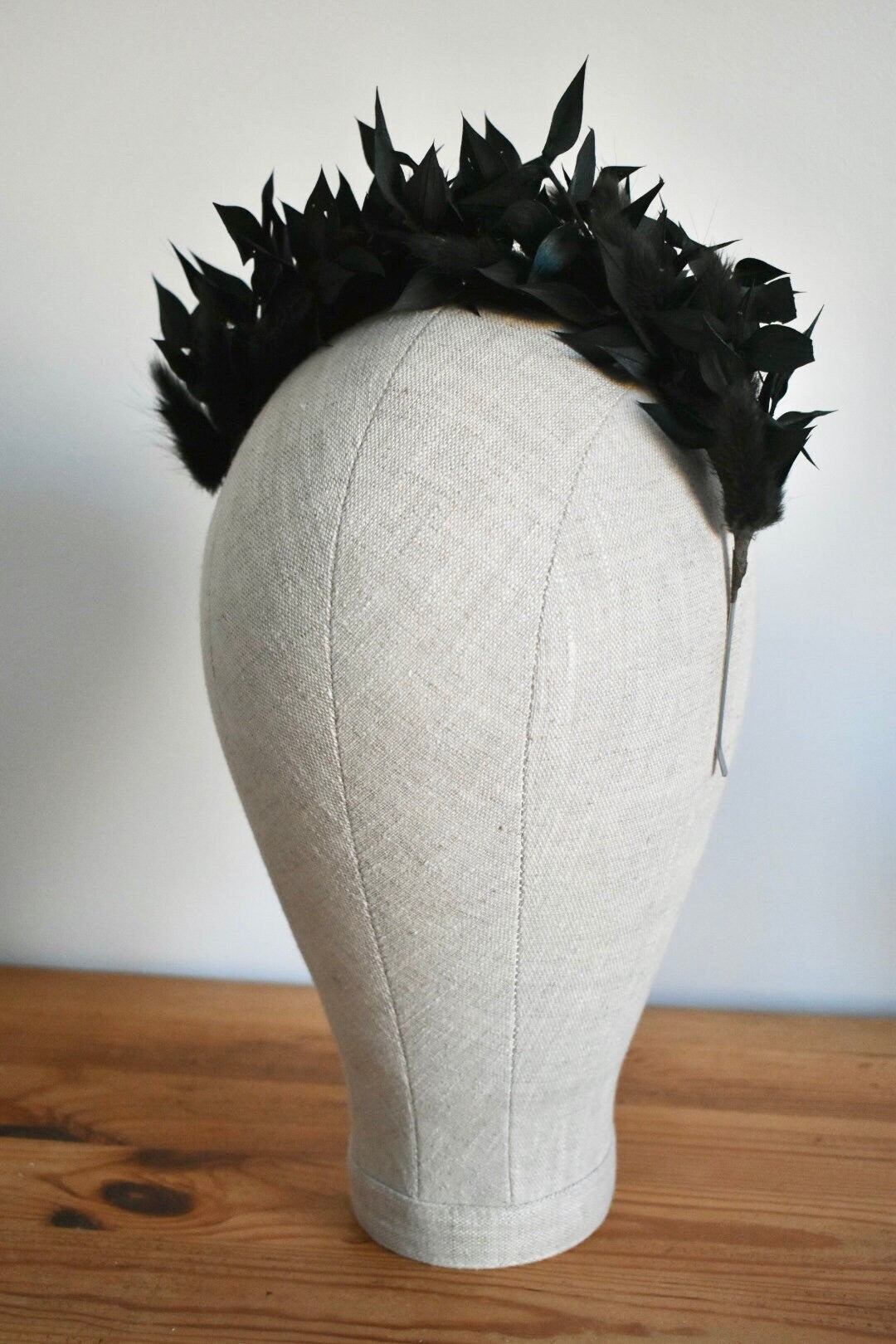 Dark foliage headband