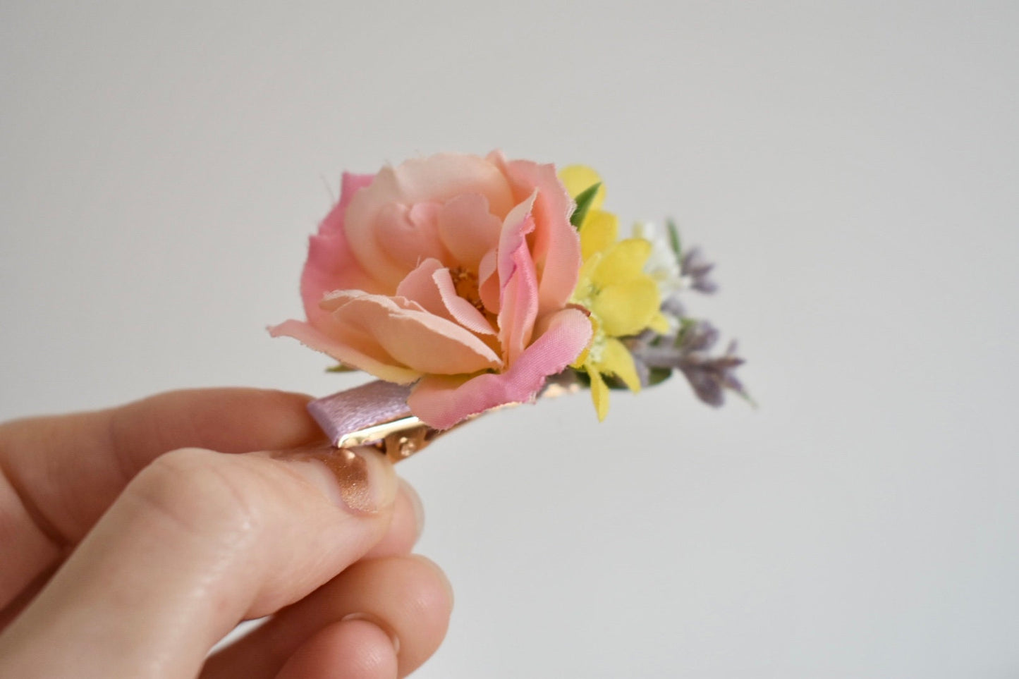 Summer flower hair clip