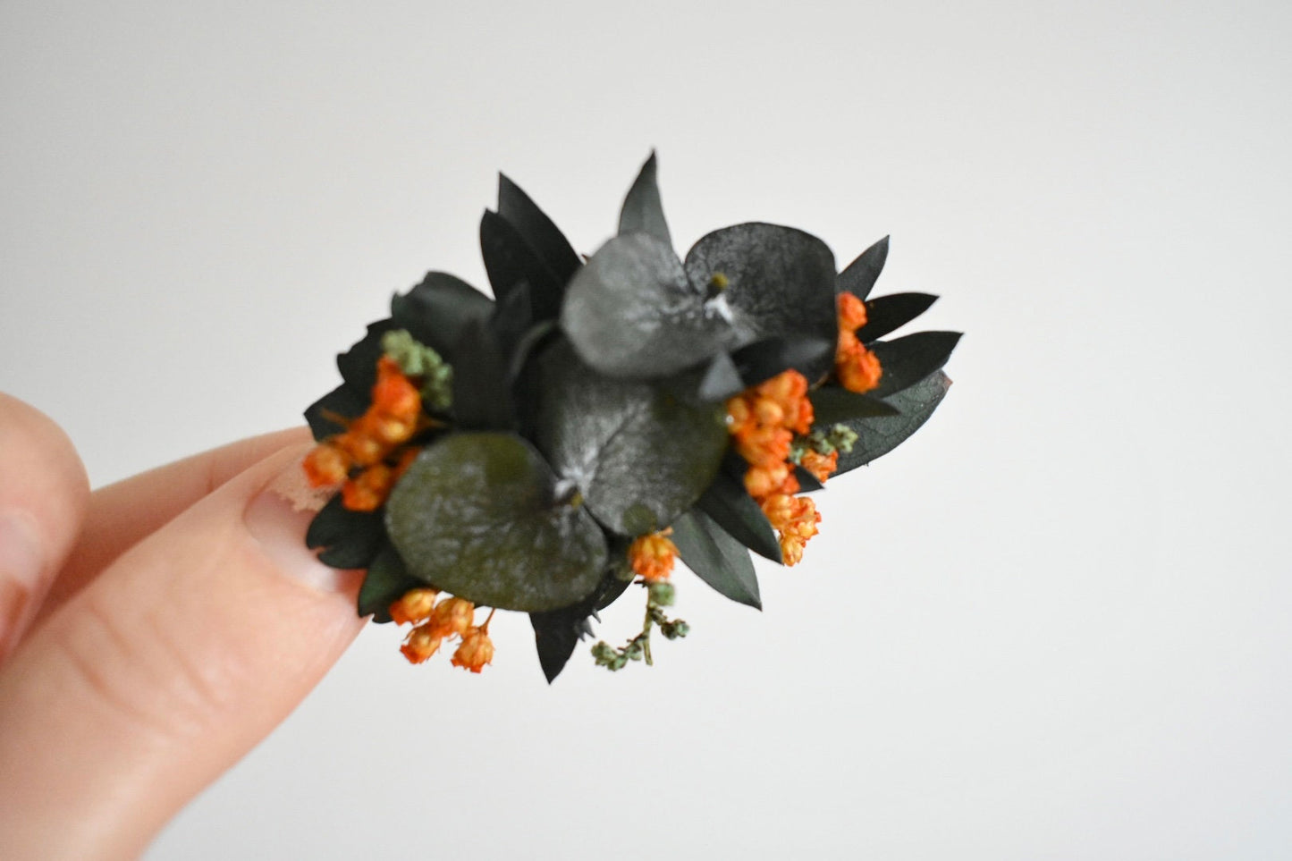 Orange hair clip