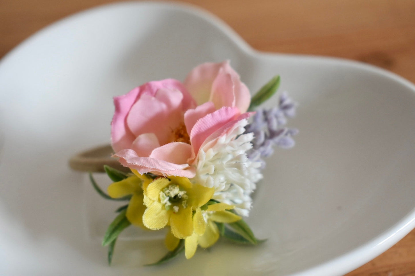 Summer flower hair tie