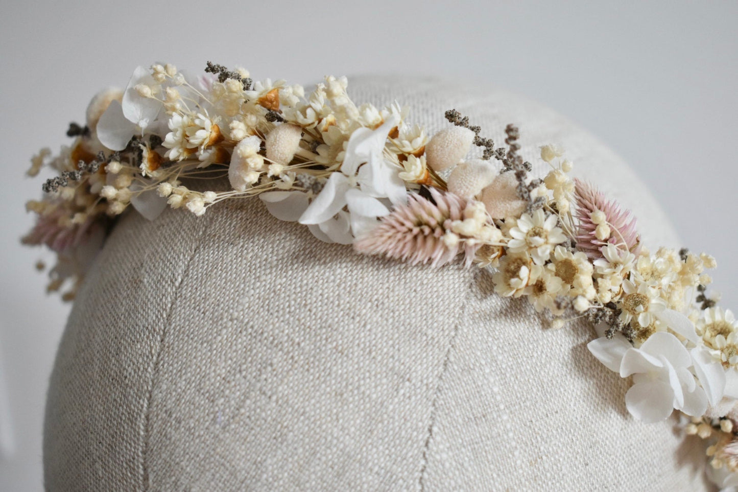 Bleached and blush crown