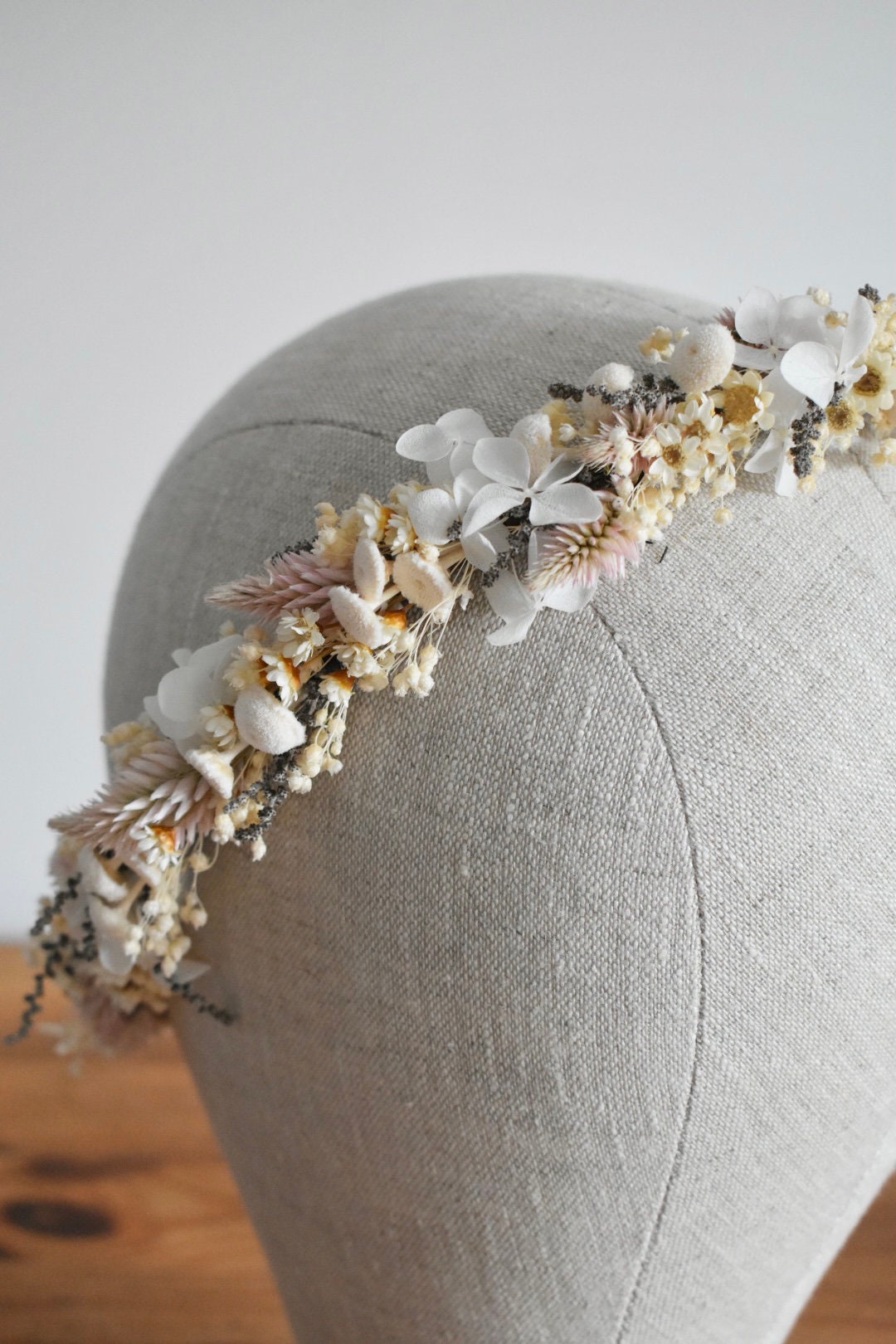 Bleached and blush crown
