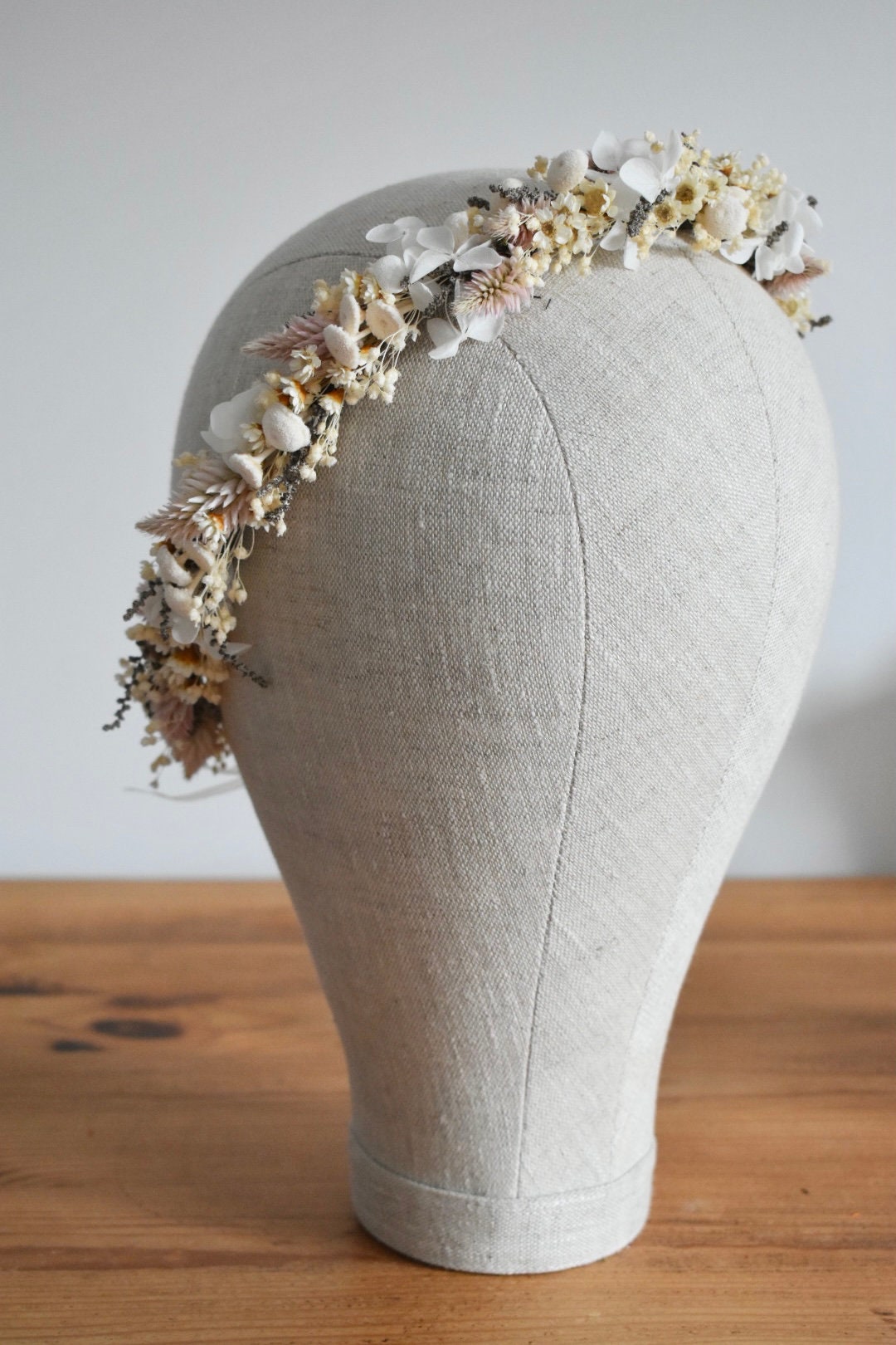 Bleached and blush crown