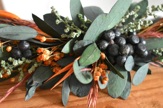 Autumn berry hair vine