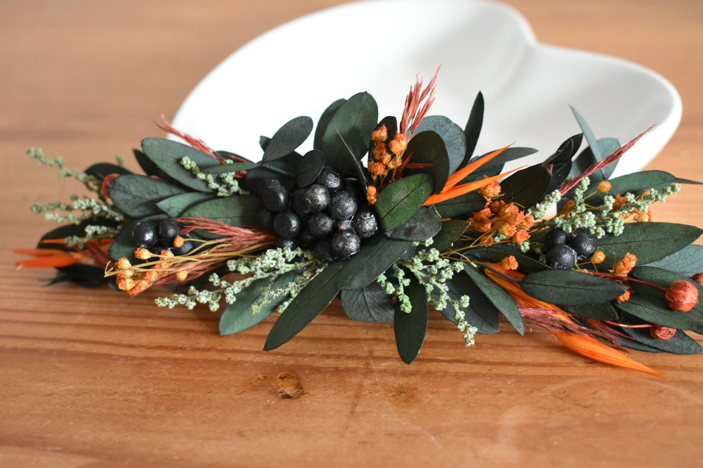 Autumn berry hair vine