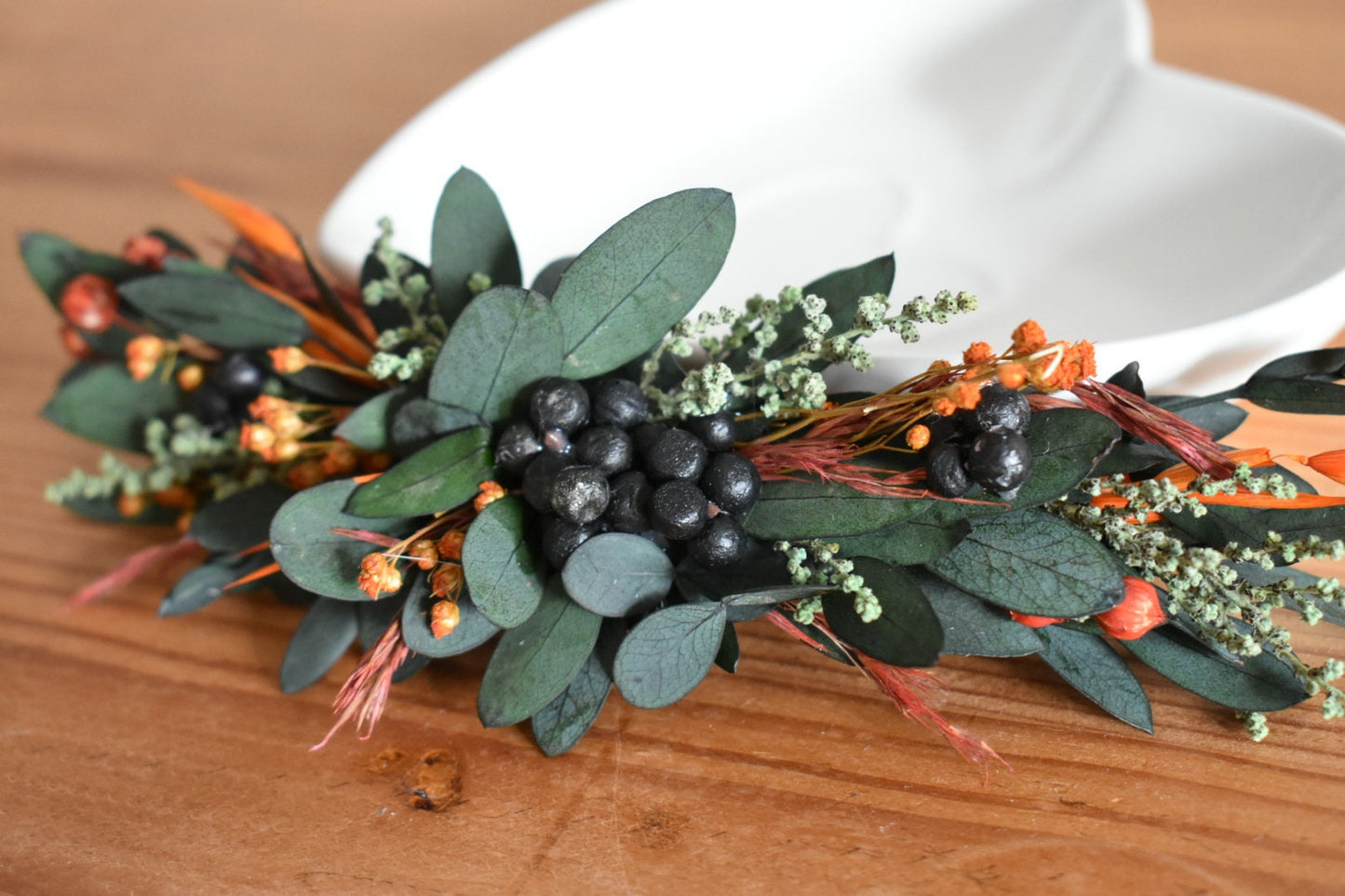 Autumn berry hair vine