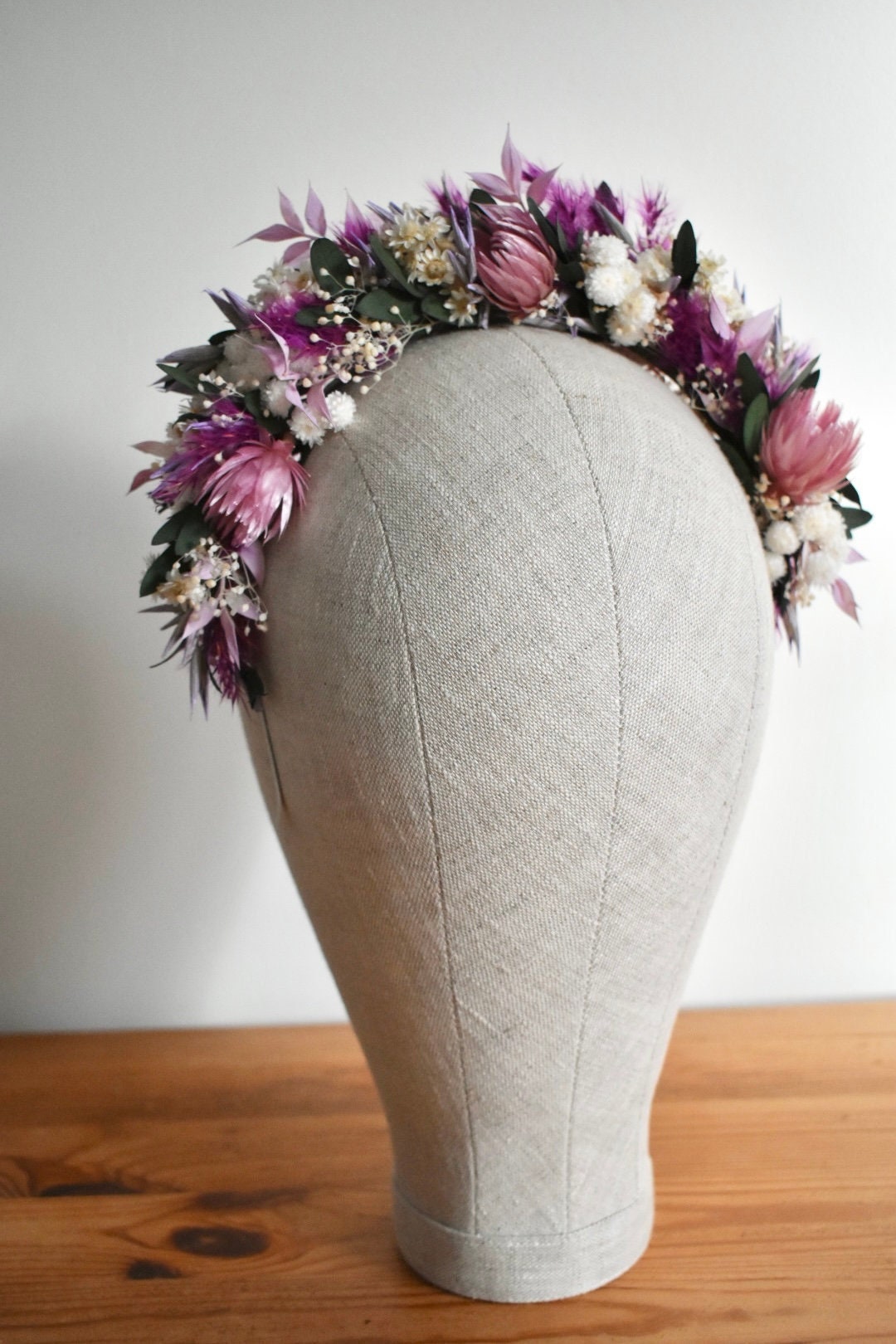 Mixed pink and purple headband