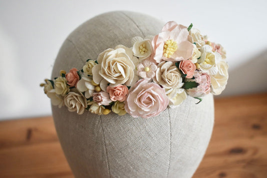 Floral tiara crown