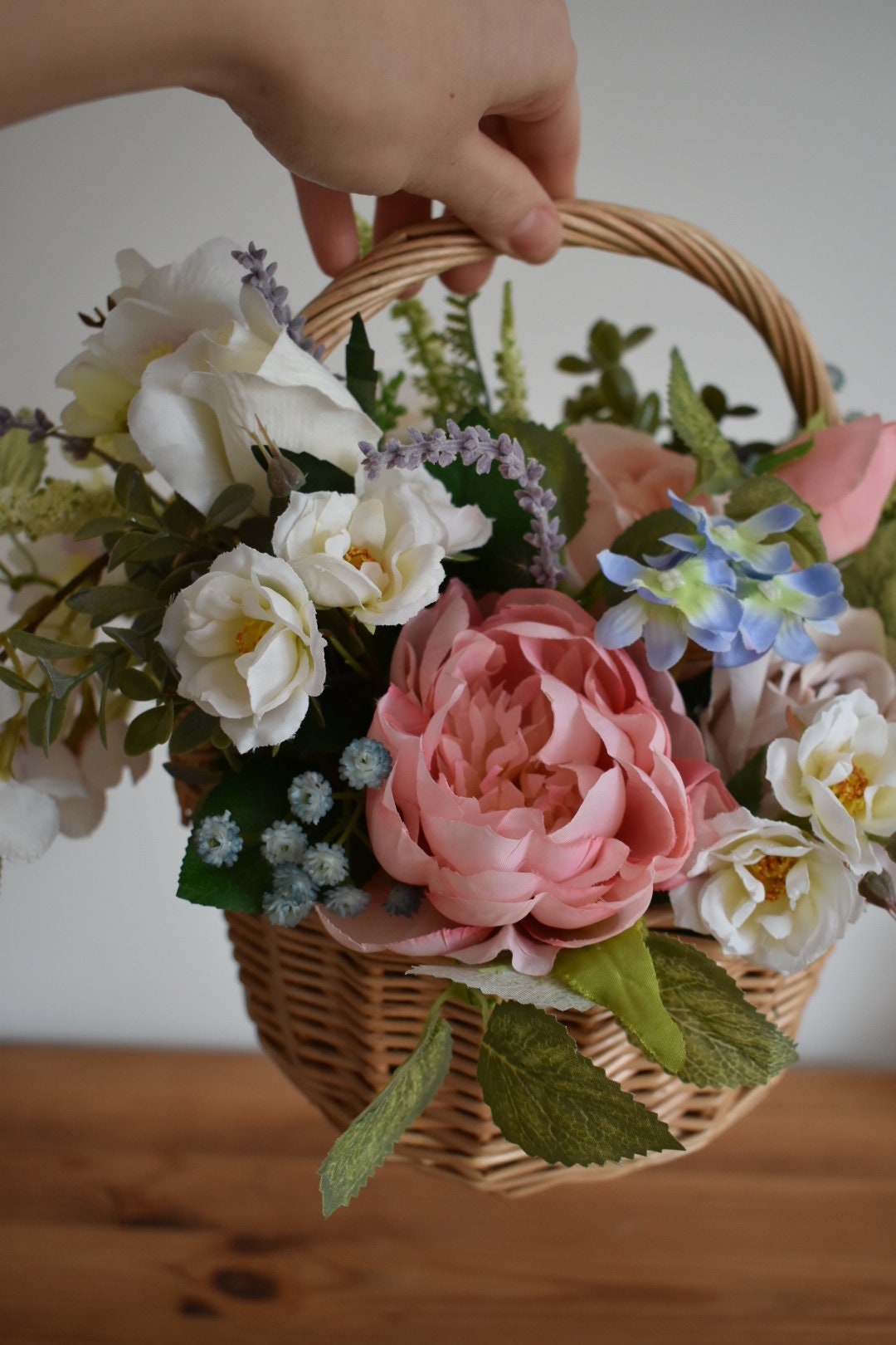 Summer flower basket