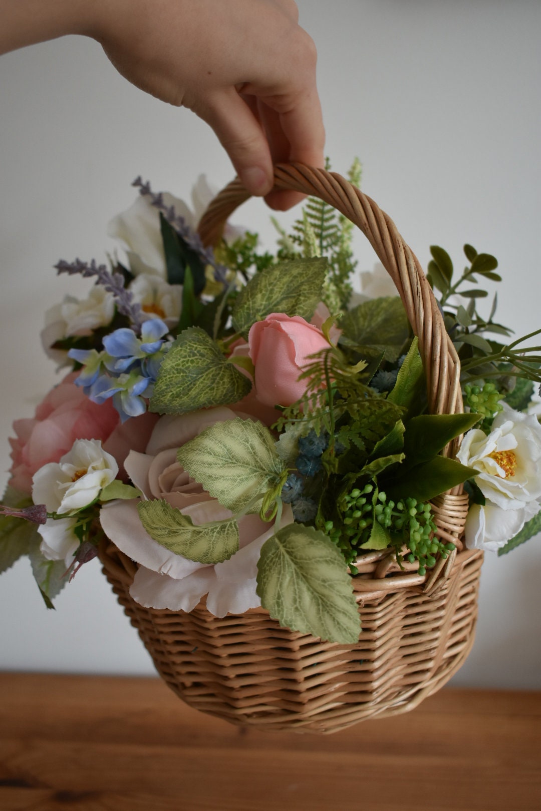 Summer flower basket