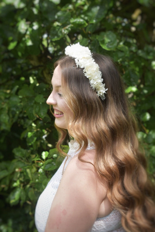 Hydrangea headband