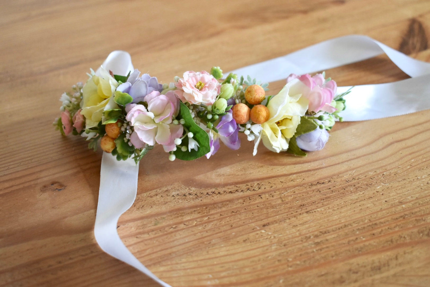 Floral pet collar
