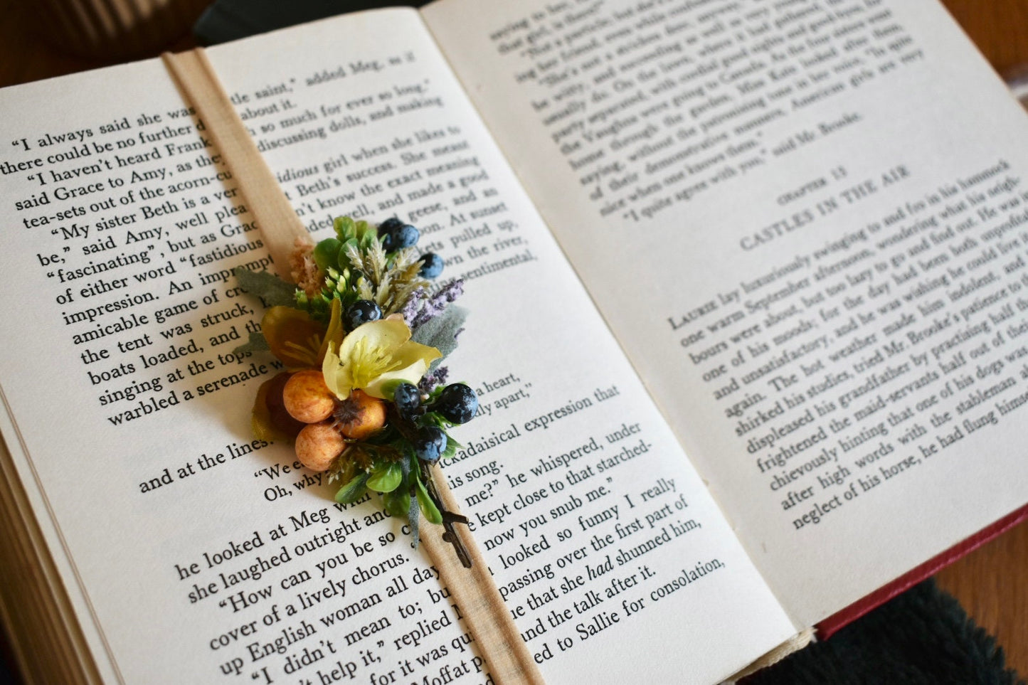 Autumn foliage bookmark