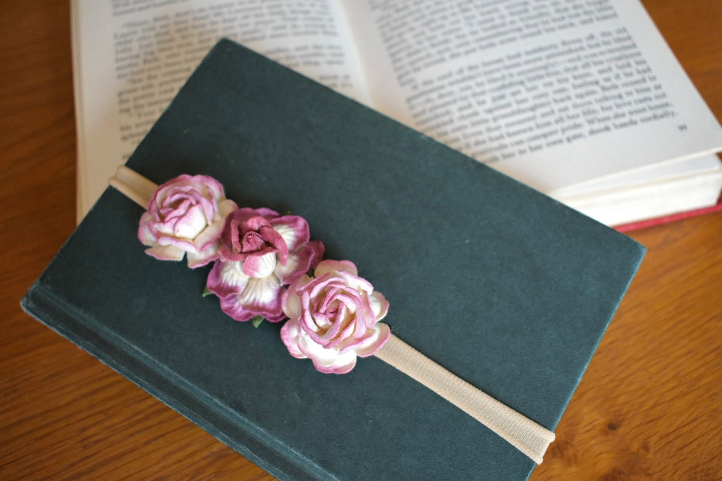 Simple flower bookmark