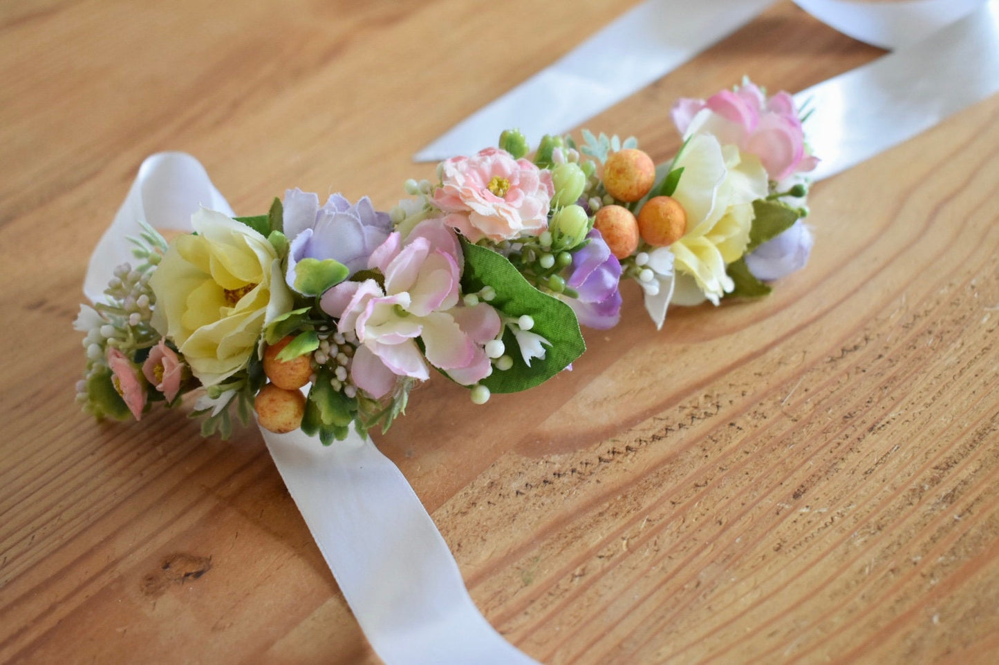 Floral pet collar