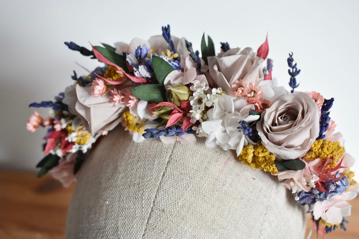 Colourful statement headband