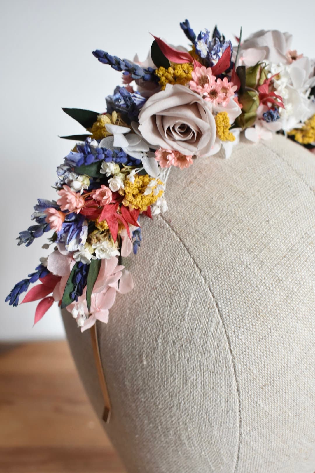 Colourful statement headband