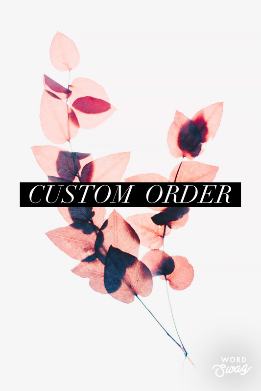 Bespoke order