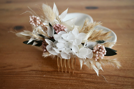 How to make a floral hair comb video guide