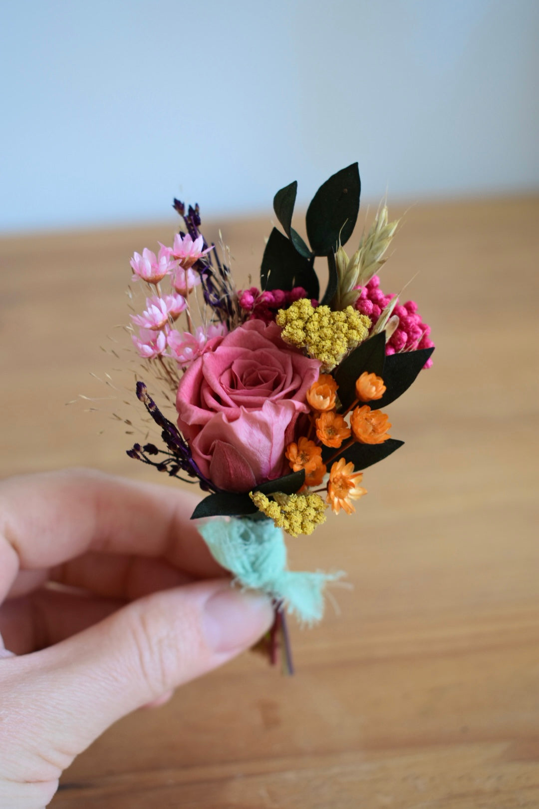 The Sunlit Rose Buttonhole