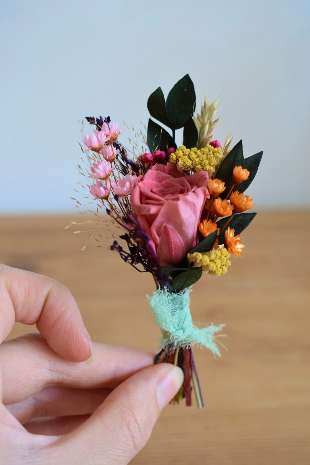 The Sunlit Rose Buttonhole
