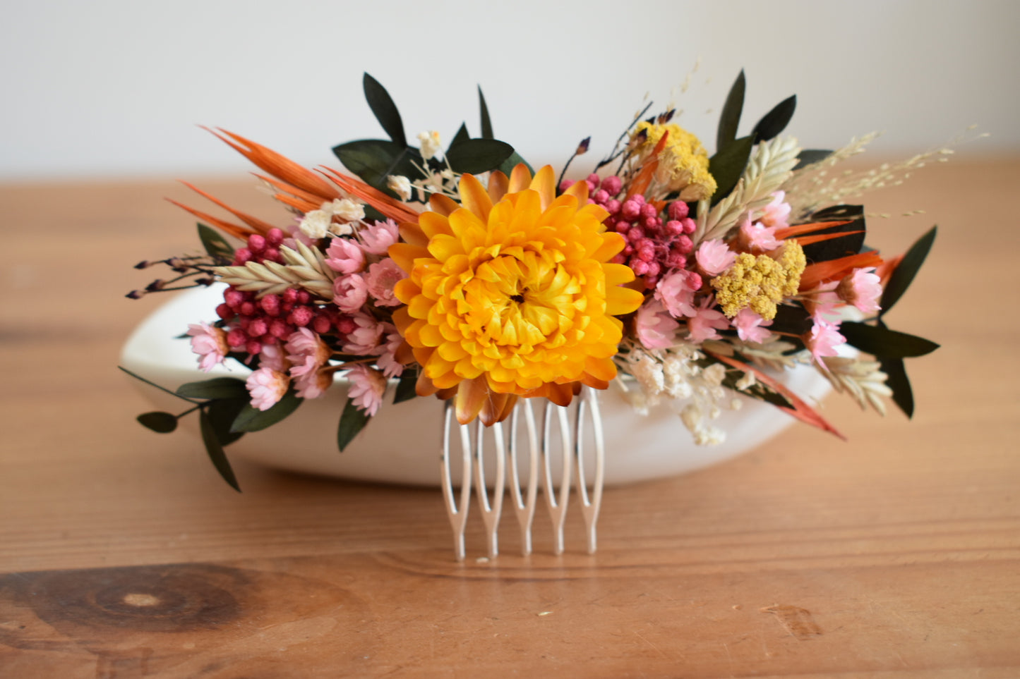 The Sunlit Wildflower Hair Comb