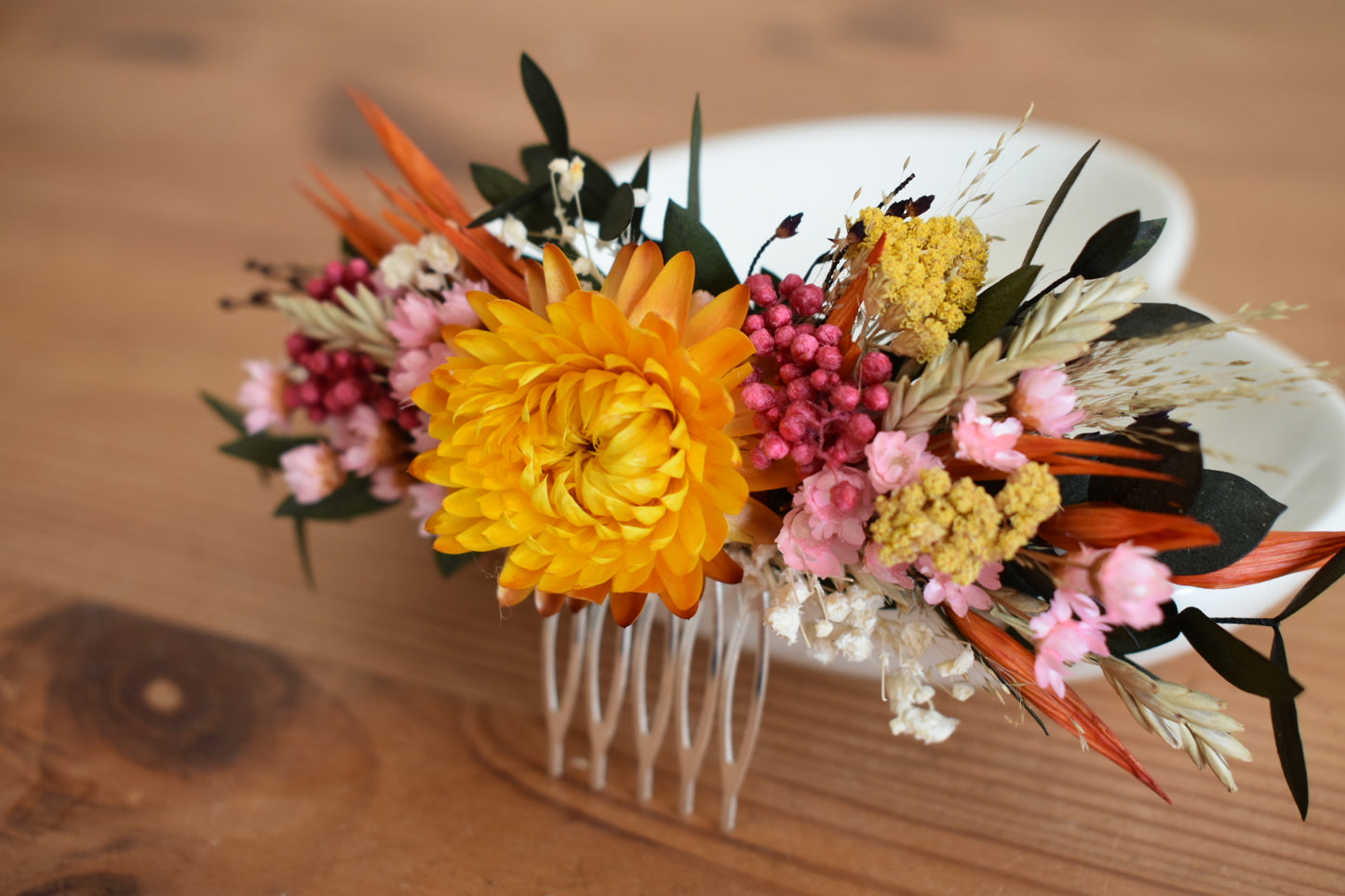 The Sunlit Wildflower Hair Comb