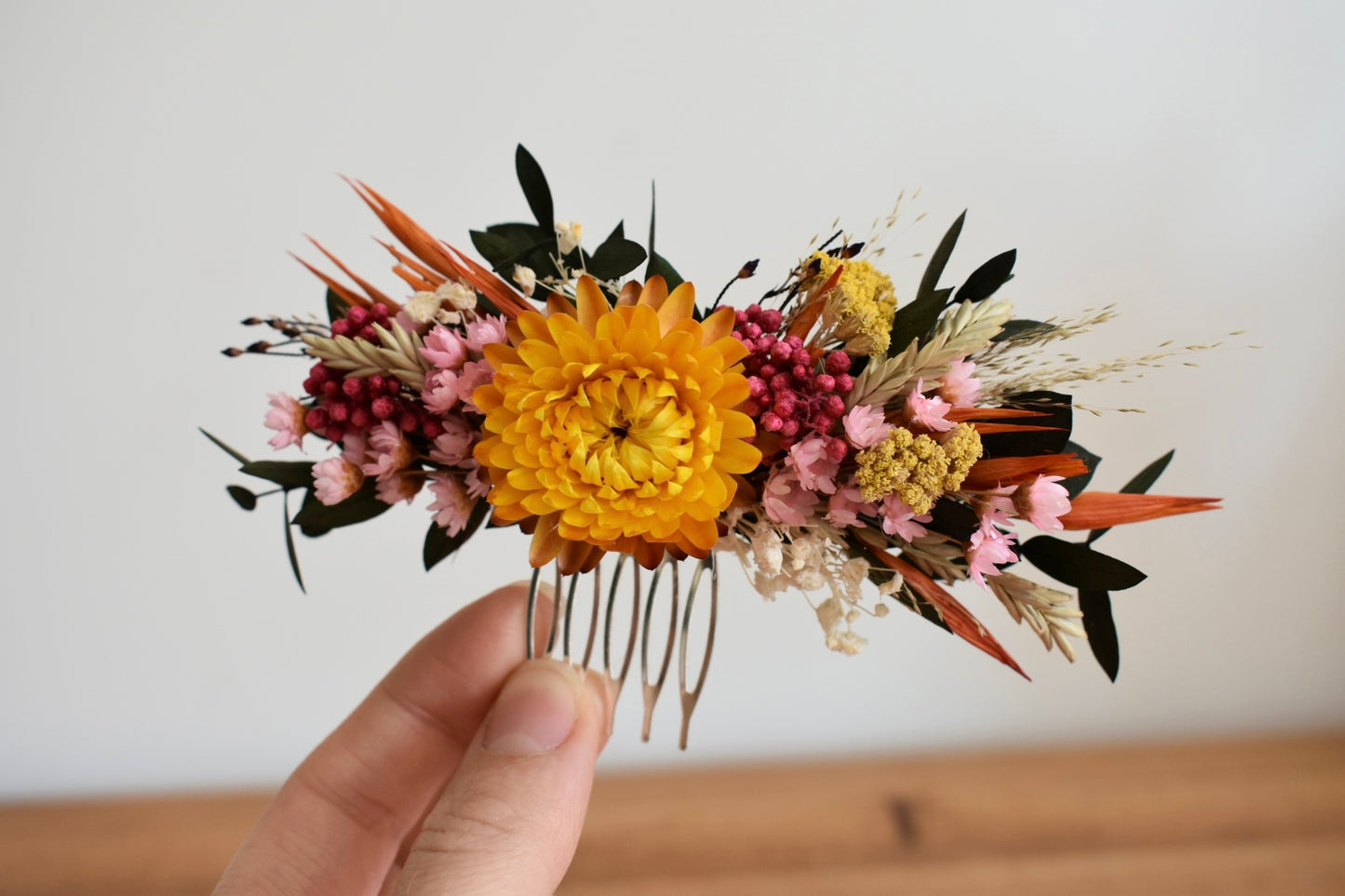 The Sunlit Wildflower Hair Comb