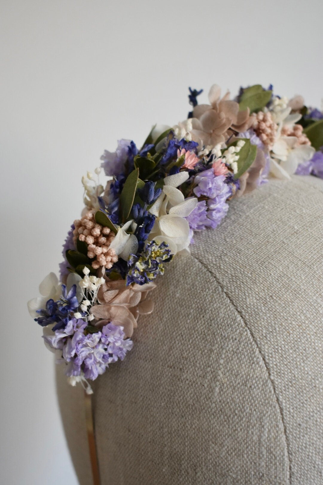 Mixed spring flower headband