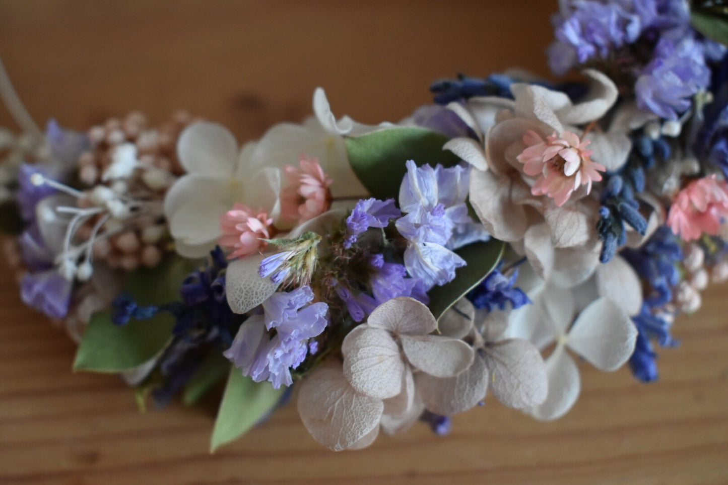 Mixed spring flower headband