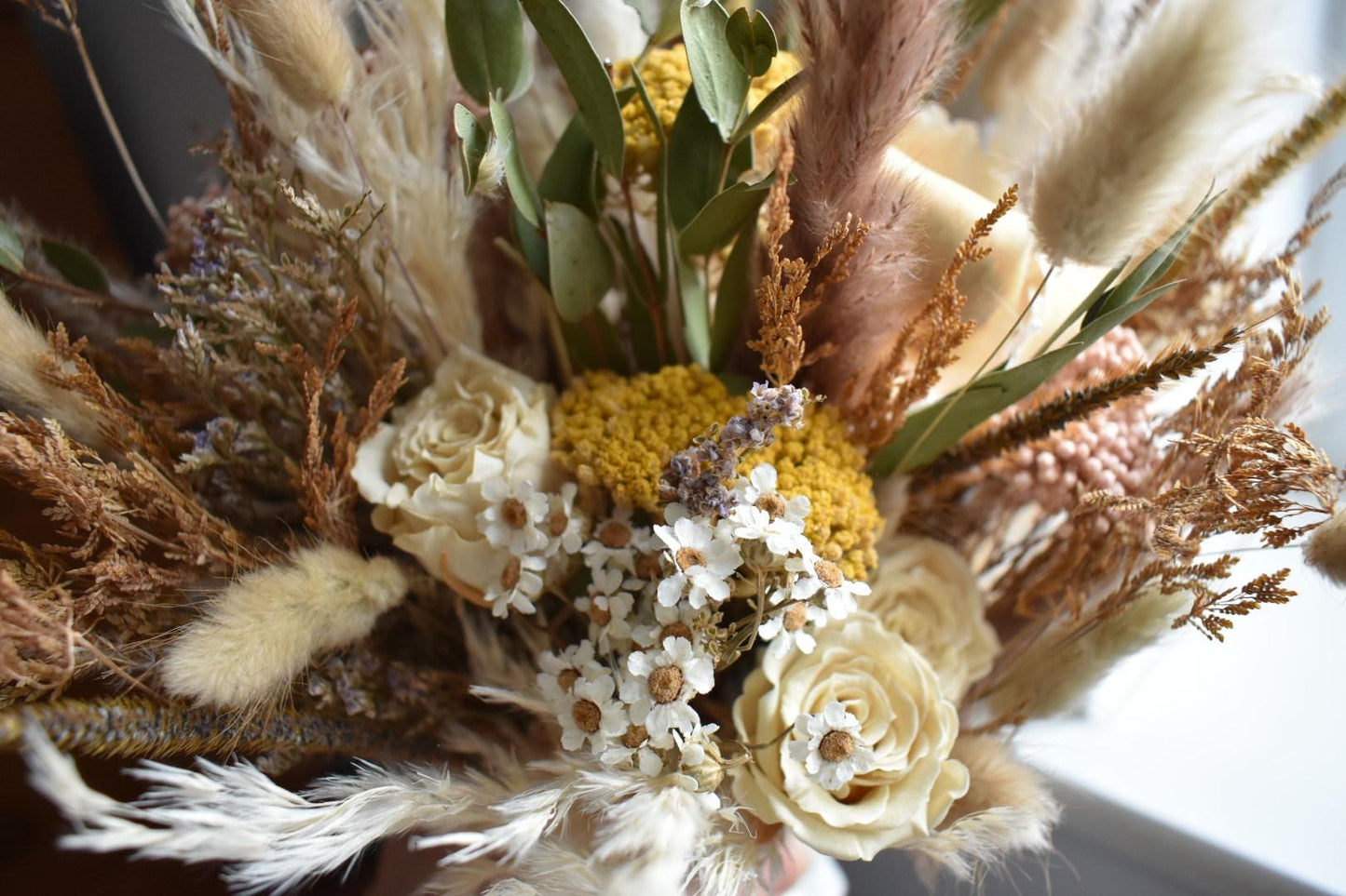 Boho dried flower bouquet