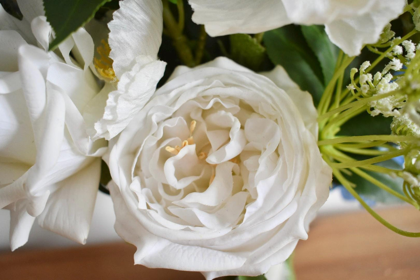 Blue and white bouquet