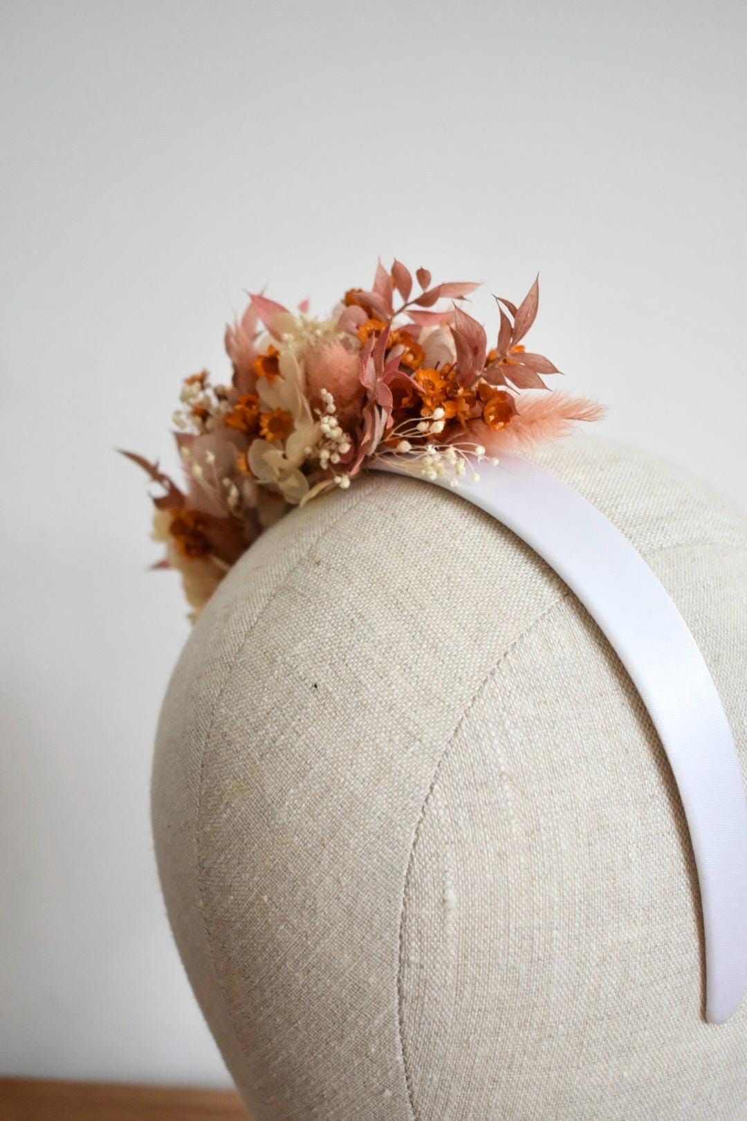 Orange and pink headband
