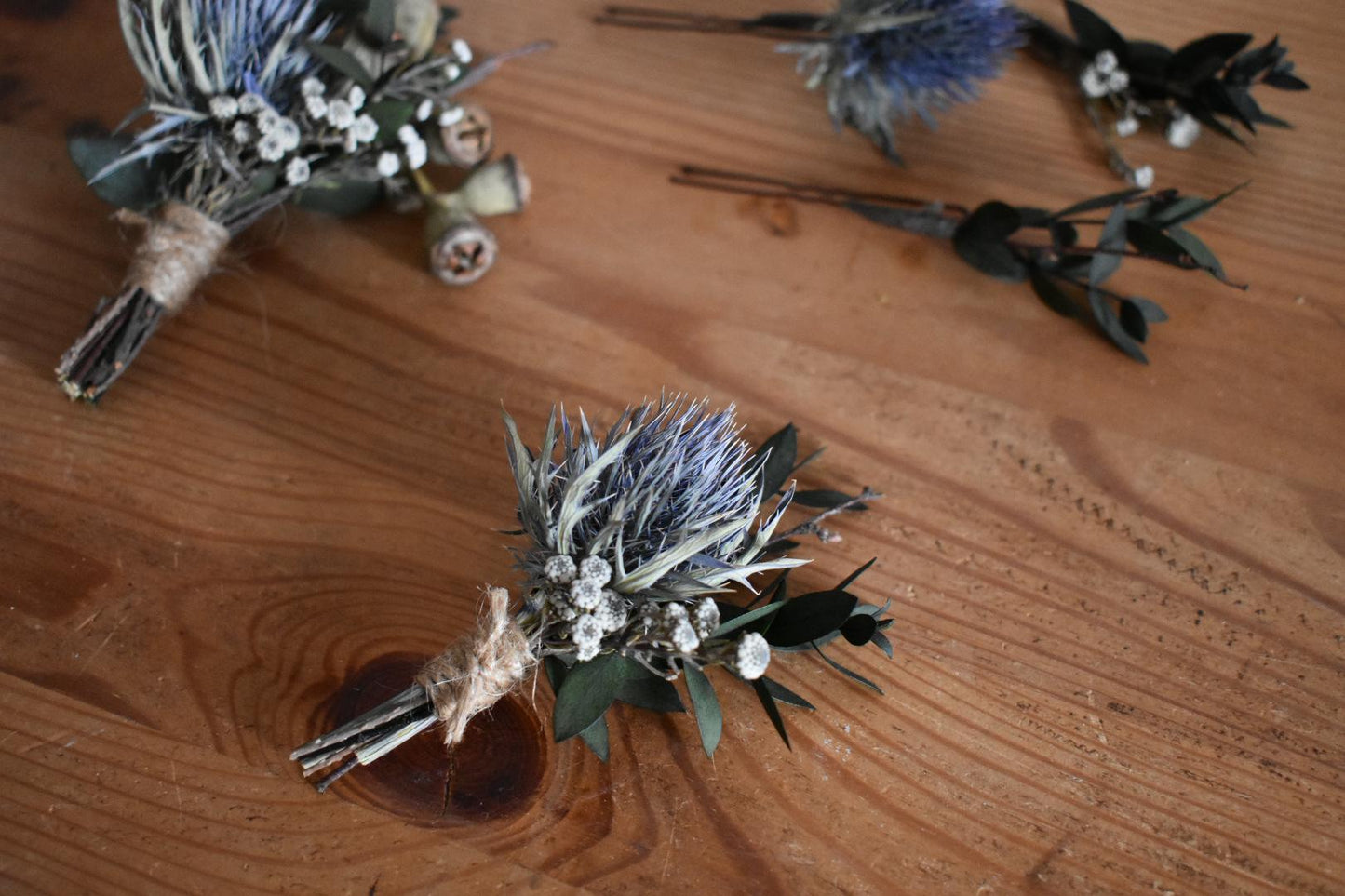 Thistle boutonniere