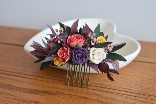 Autumn rose comb