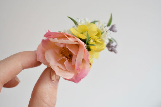Summer flower hair clip