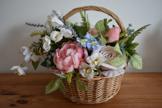 Summer flower basket