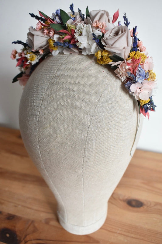 Colourful statement headband